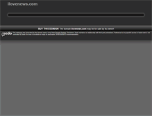 Tablet Screenshot of ilovenews.com